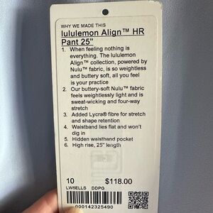 lululemon align high rise leggings